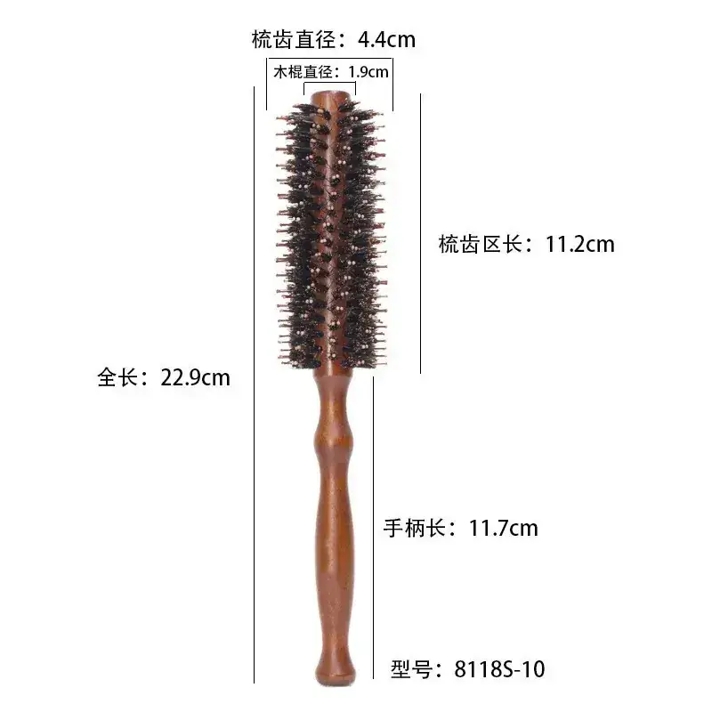 Pear Flower Head Bristle Hair Comb for Styling - Image 3