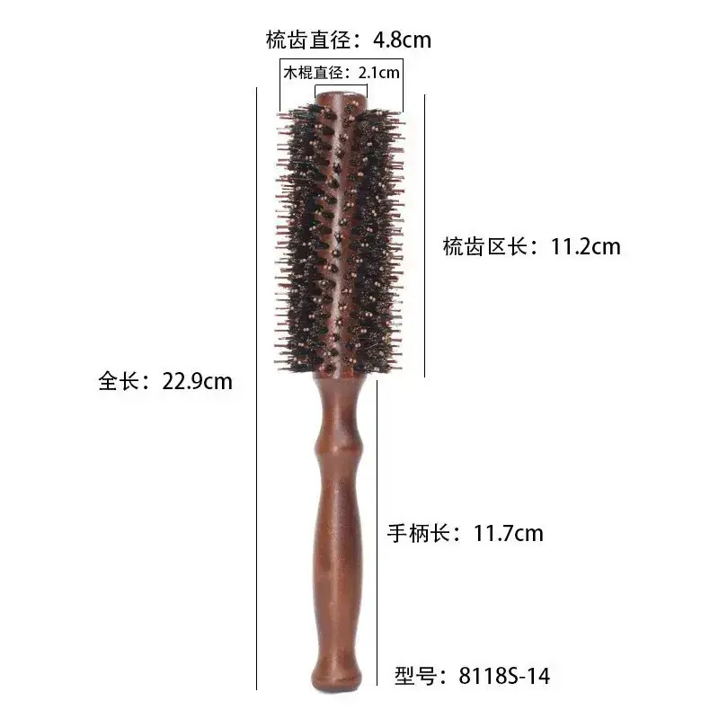 Pear Flower Head Bristle Hair Comb for Styling - Image 4