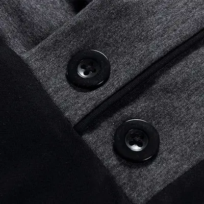 Men's 2023 T-Shirt Korean Collar Long Sleeve 6562 - Image 5