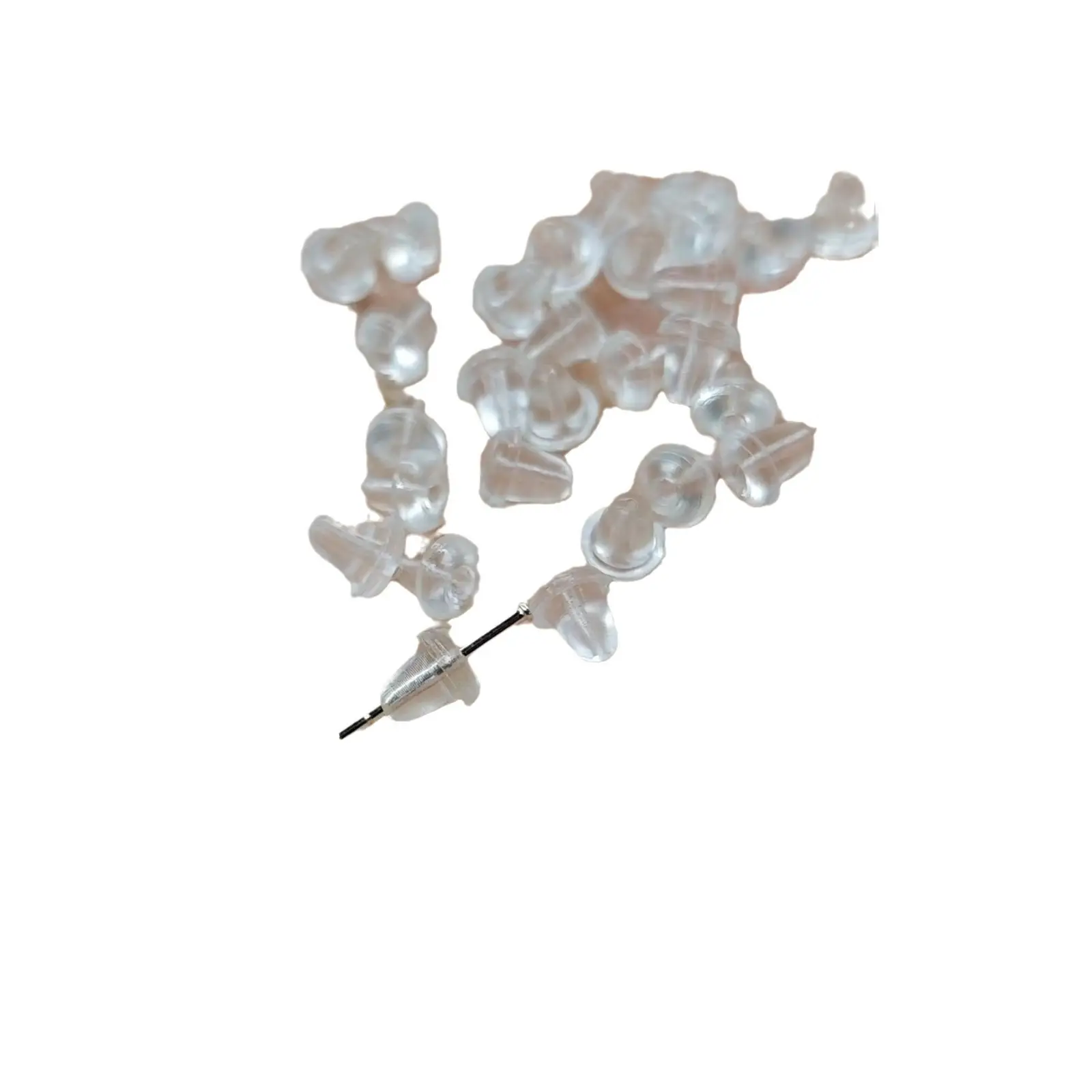 Transparent Ear Stud Earrings for Women Men - Image 5