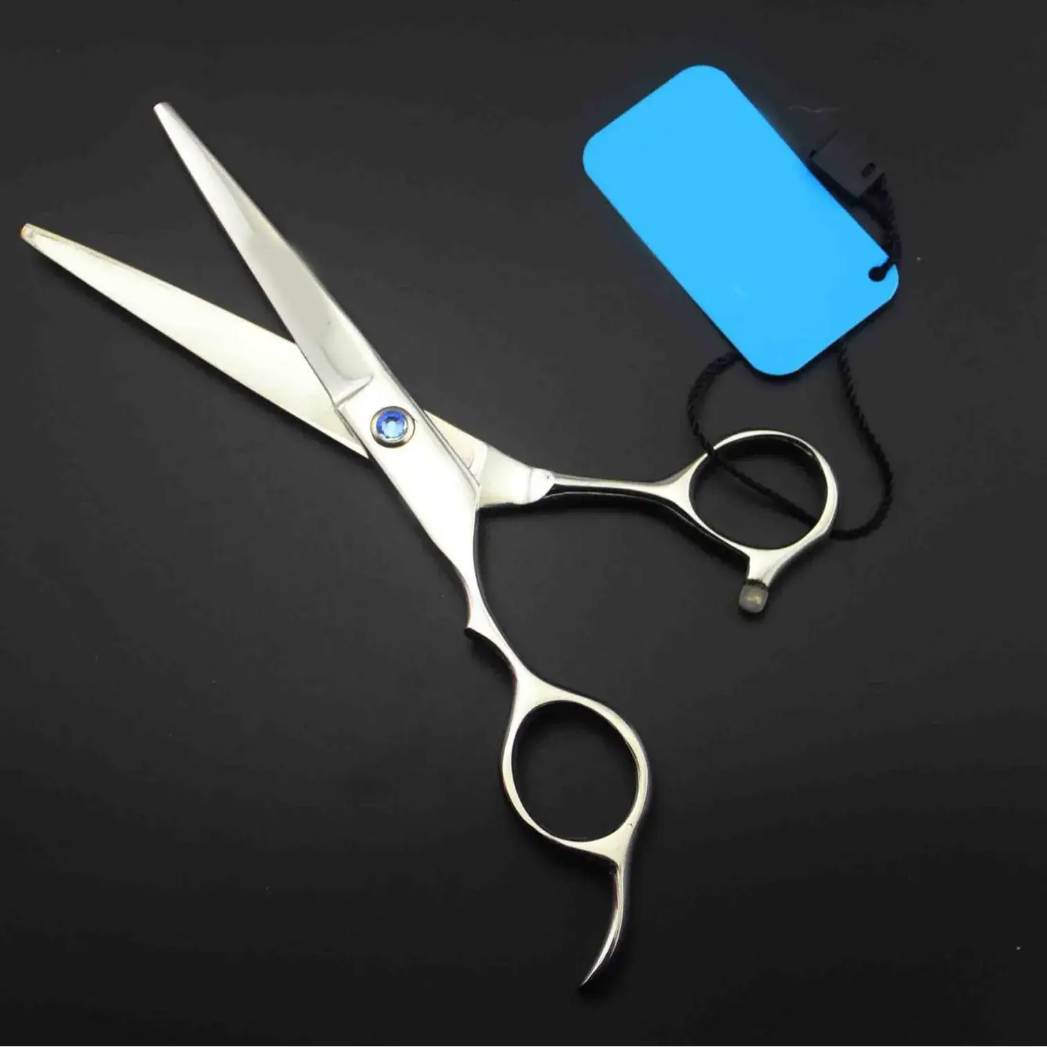 6.0inch Left Hand Dental Scissors Flat Straight Thinning