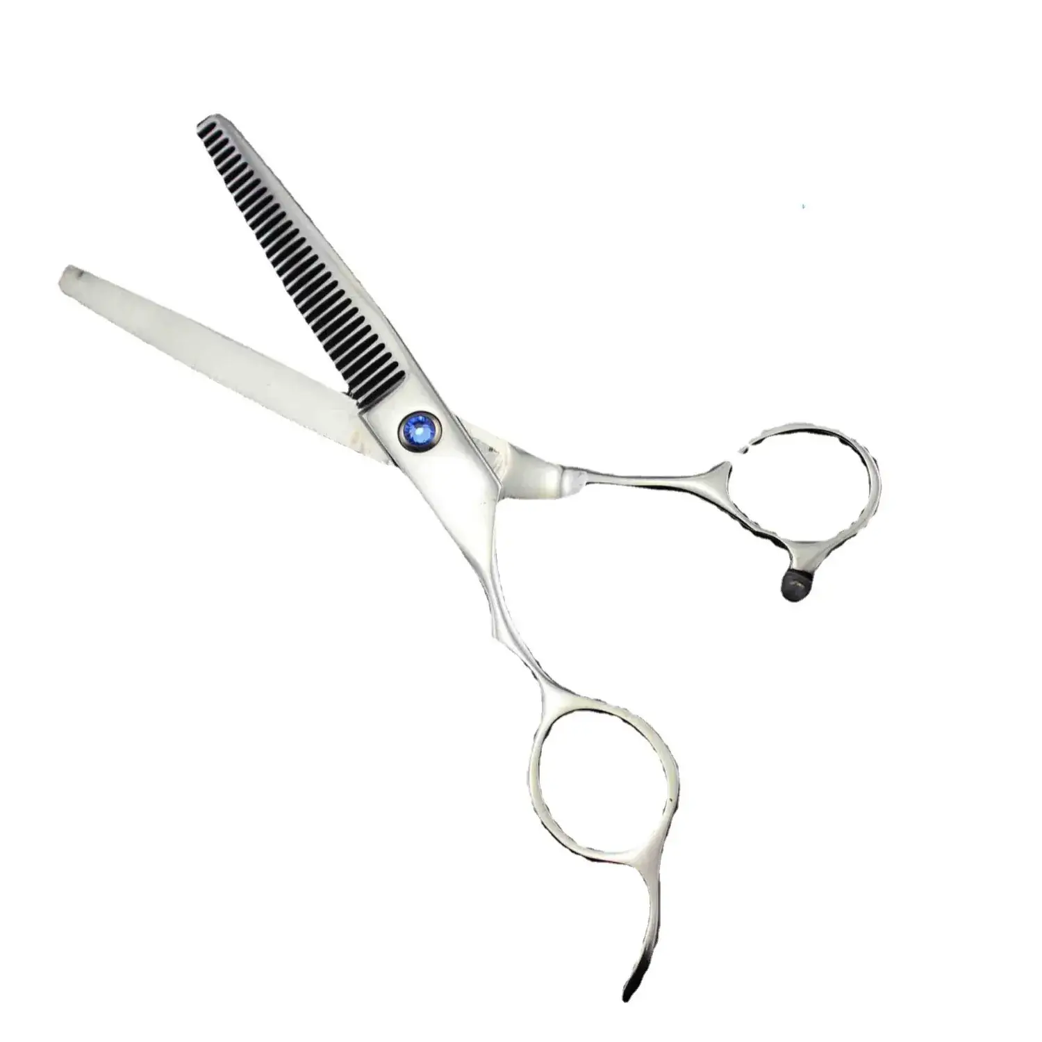 6.0inch Left Hand Dental Scissors Flat Straight Thinning