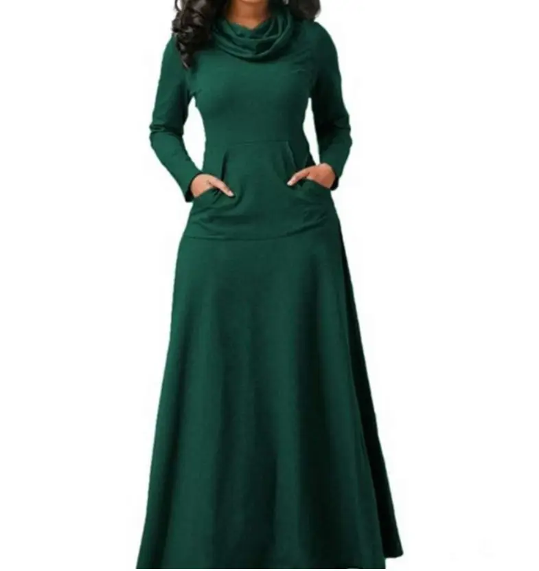 24 Yuan Spot 2022 Long Scarf Dress Solid Color - Image 4