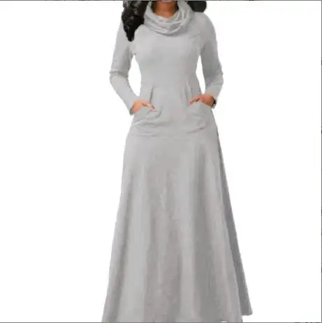 24 Yuan Spot 2022 Long Scarf Dress Solid Color - Image 8