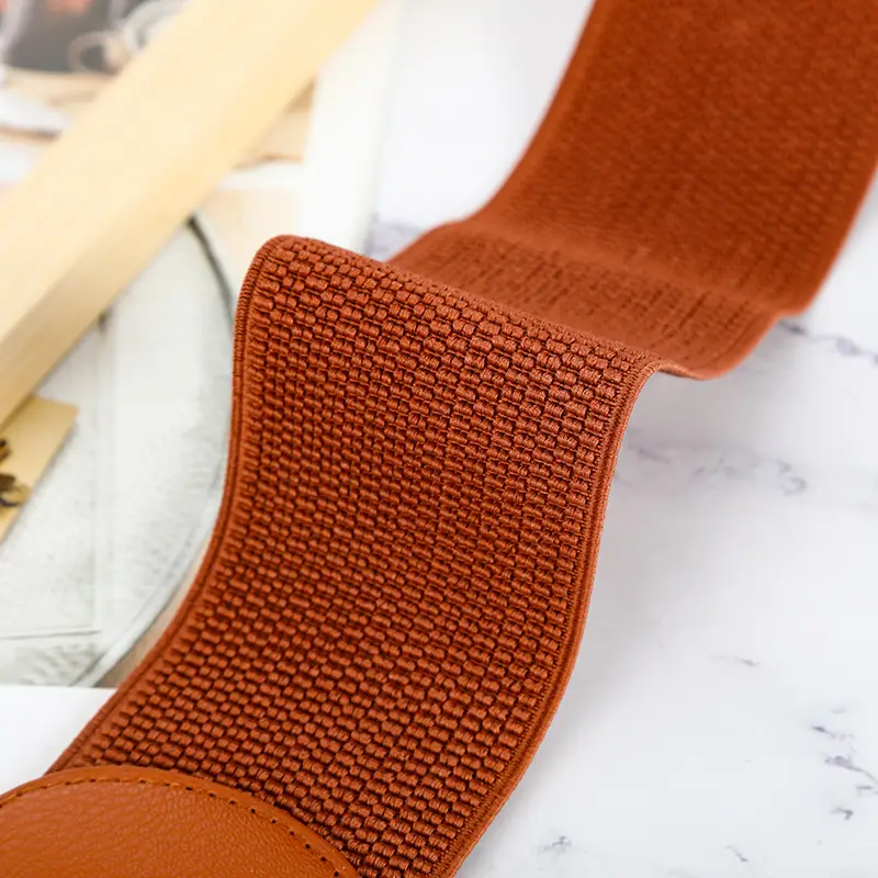Korean Style Women's Elastic Waist Belt Buckle Belts — feature 1