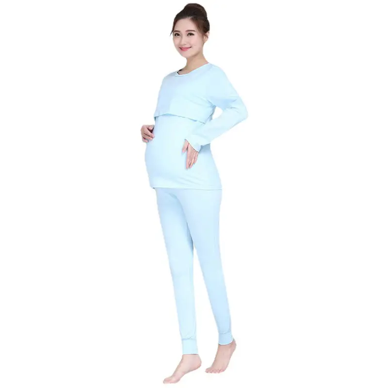 Pink Maternity Pants Large Size Suit Plus - Image 11