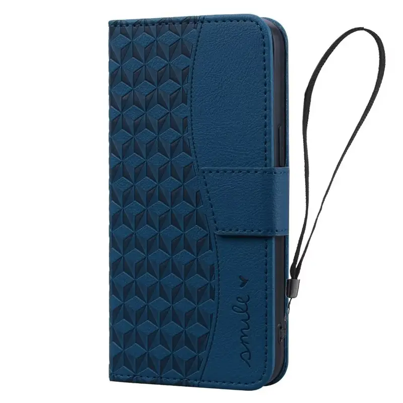 Green Diamond Leather iPhone16 Protective Case - Image 2