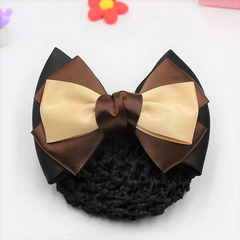 Korean Style Gold Edge Bow Hairpin for Women - Image 4