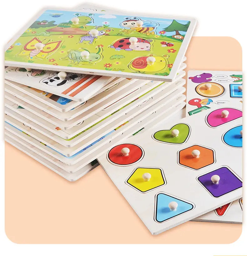 Three-Dimensional Wooden Educational Puzzle Toy for Kids — feature 22