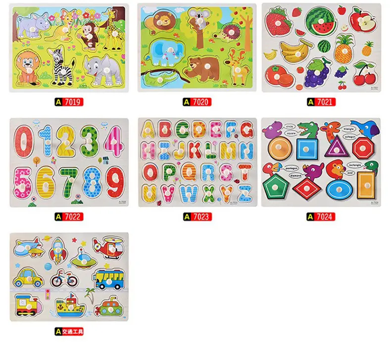 Three-Dimensional Wooden Educational Puzzle Toy for Kids — feature 31
