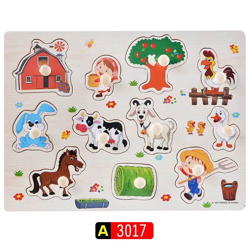 Three-Dimensional Wooden Educational Puzzle Toy for Kids - Image 18