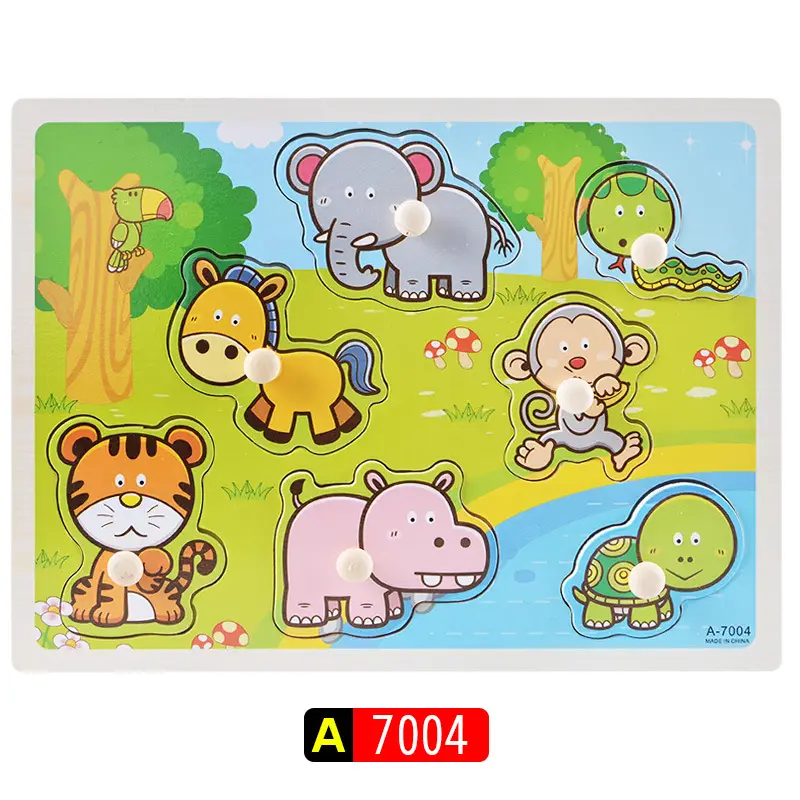 Three-Dimensional Wooden Educational Puzzle Toy for Kids - Image 34