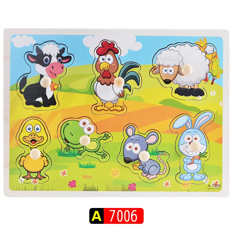 Three-Dimensional Wooden Educational Puzzle Toy for Kids - Image 36