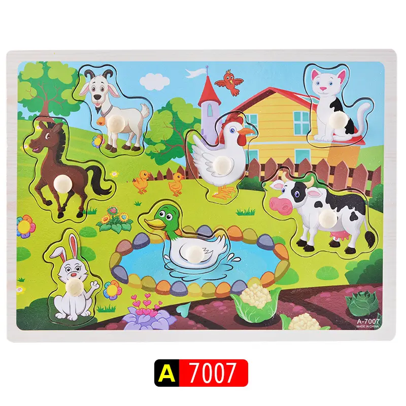 Three-Dimensional Wooden Educational Puzzle Toy for Kids - Image 37