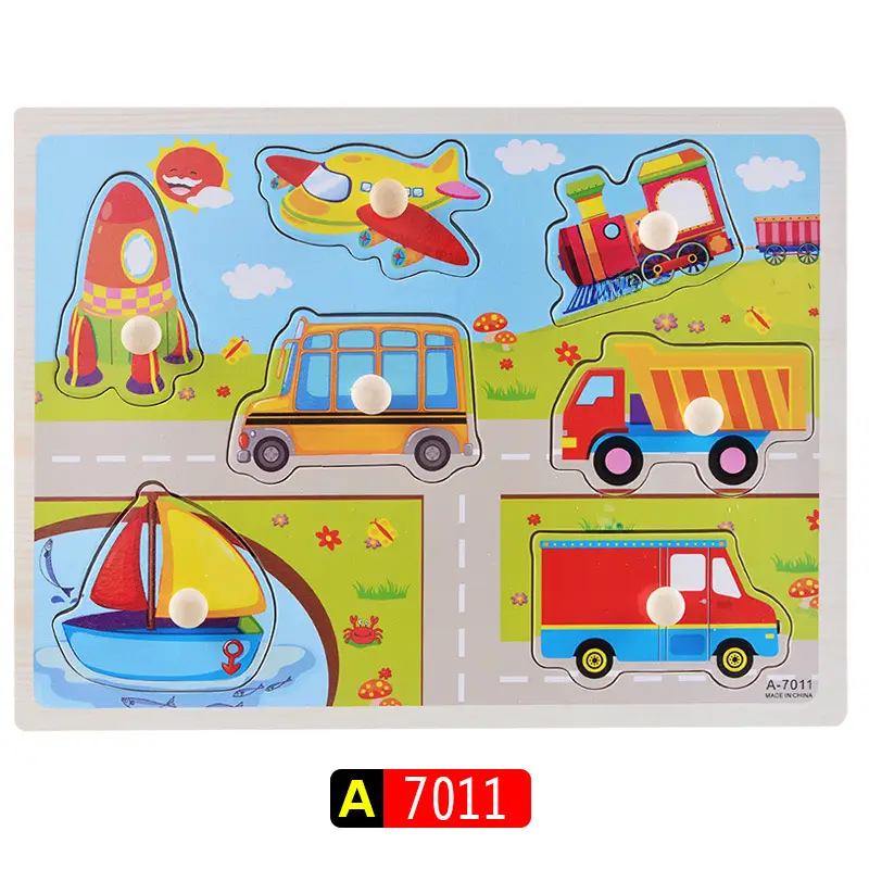 Three-Dimensional Wooden Educational Puzzle Toy for Kids - Image 41