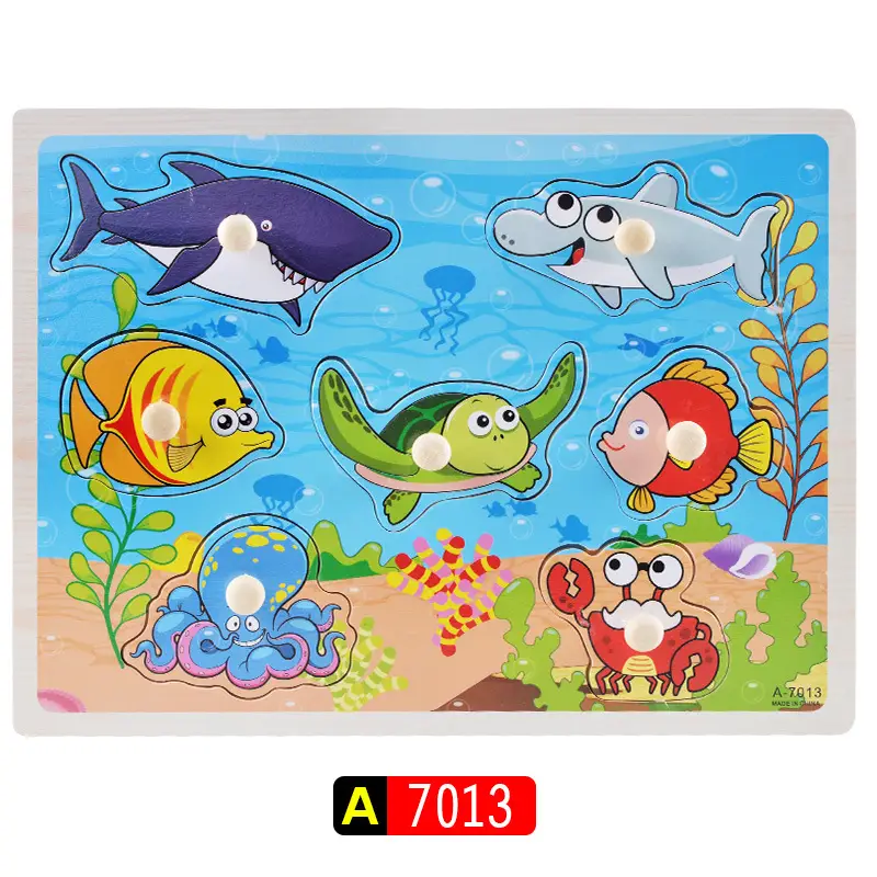Three-Dimensional Wooden Educational Puzzle Toy for Kids - Image 43