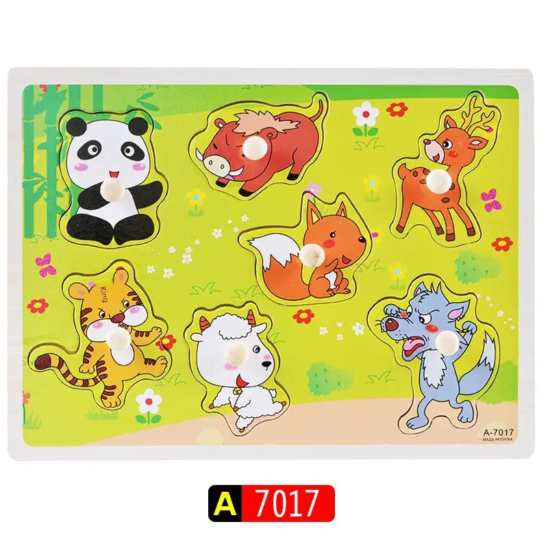 Three-Dimensional Wooden Educational Puzzle Toy for Kids - Image 47