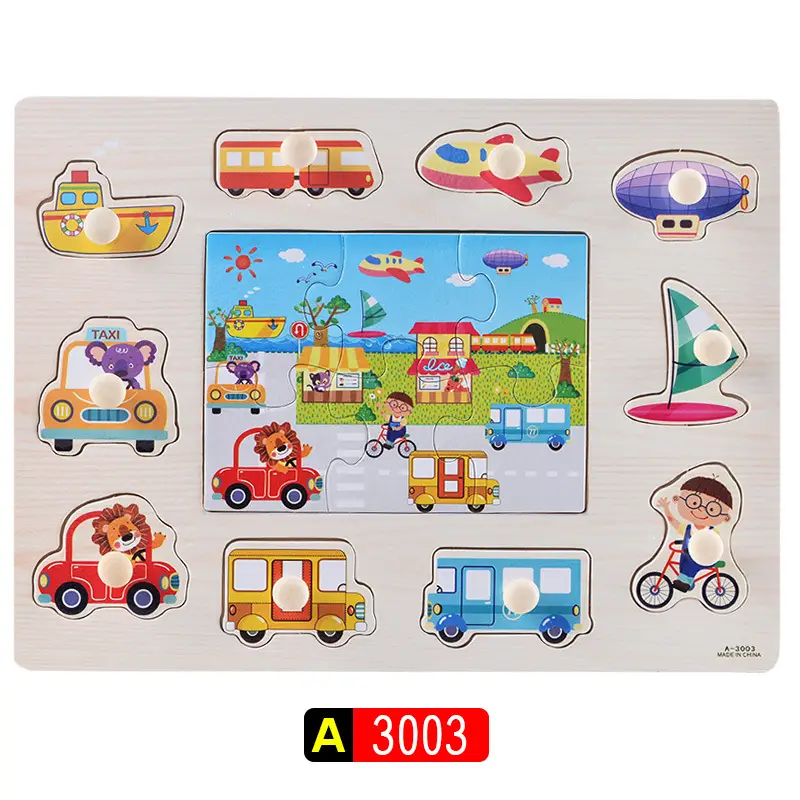 Three-Dimensional Wooden Educational Puzzle Toy for Kids - Image 5