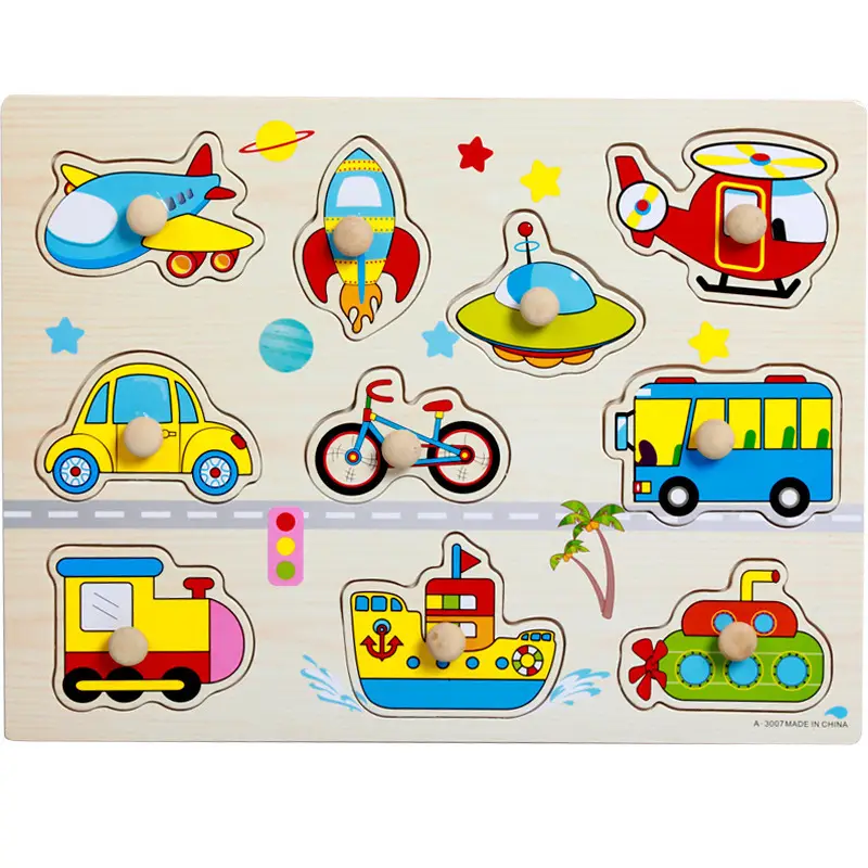 Three-Dimensional Wooden Educational Puzzle Toy for Kids - Image 69