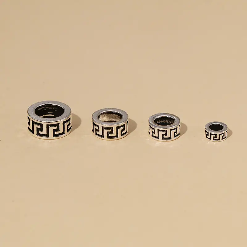 925 Sterling Silver Thai Design Bracelet Beads - Image 2