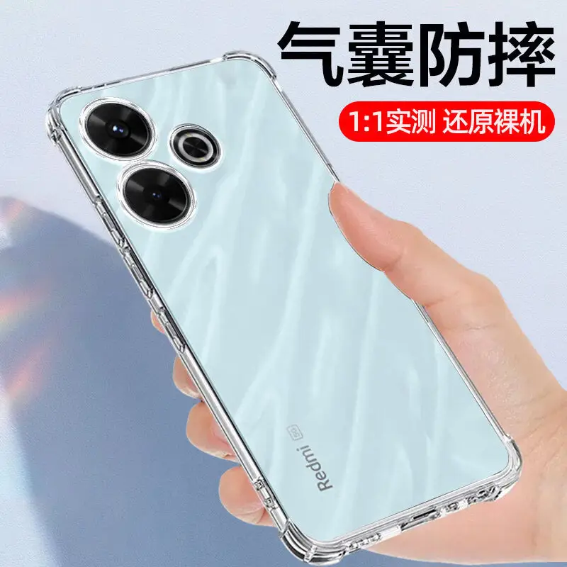 Redmi Phone Case with Transparent Airbag & 3 Camera Lens - Image 11
