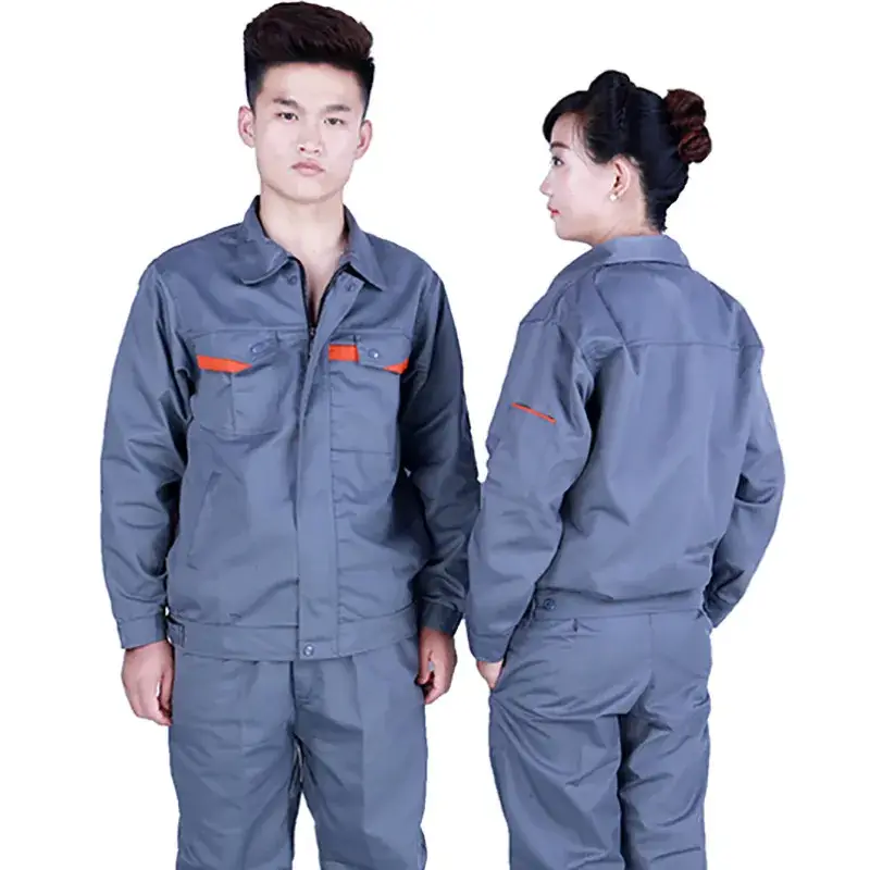 Dark Grey Auto Repair Work Suit for Men Women - Image 2