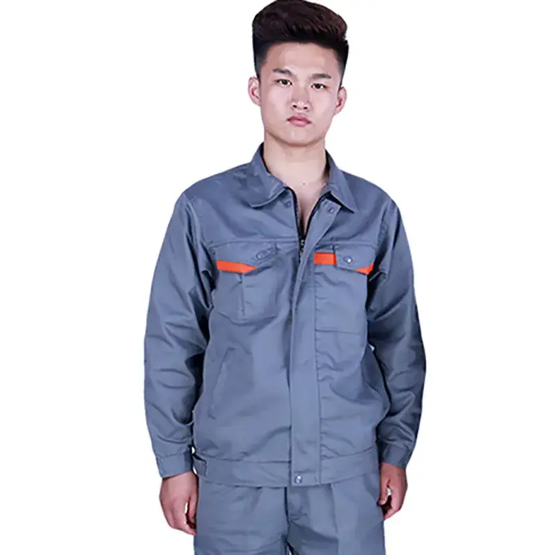 Dark Grey Auto Repair Work Suit for Men Women - Image 3