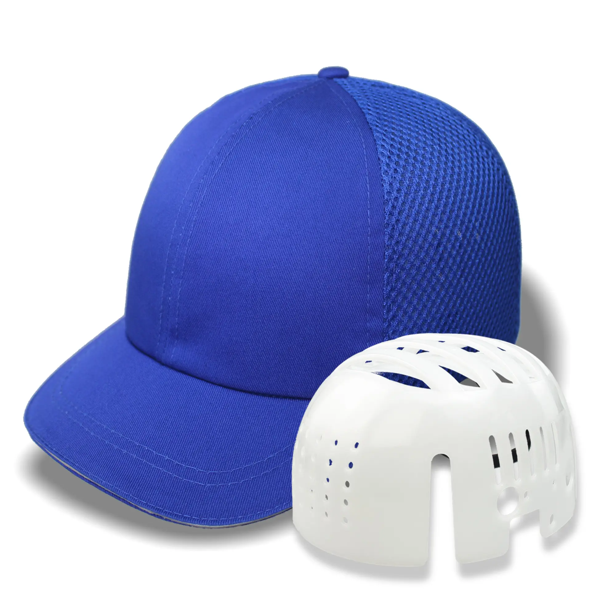 Red 6-Pore Baseball Safety Cap ABS Shell