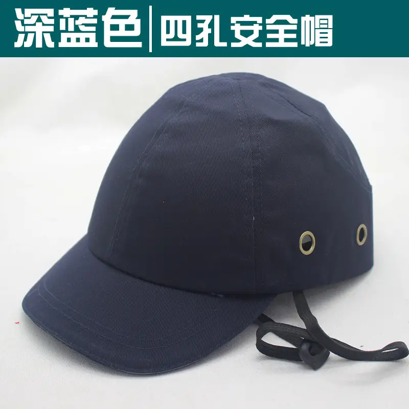 Navy blue four-hole helmet