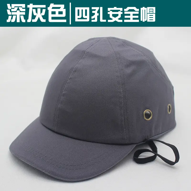 Dark gray four-hole helmet