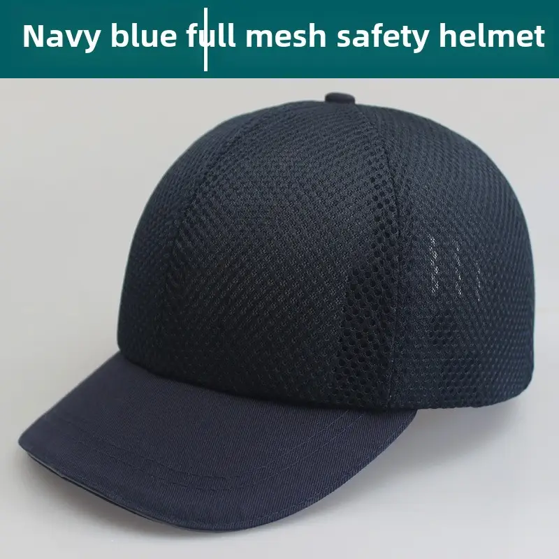 Red 6-Pore Baseball Safety Cap ABS Shell