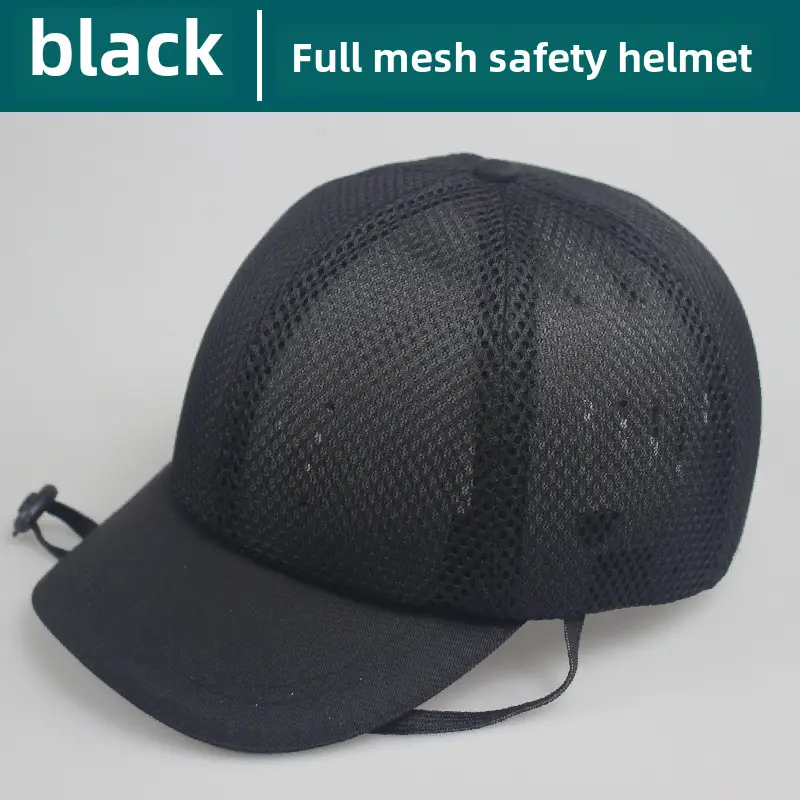 Red 6-Pore Baseball Safety Cap ABS Shell