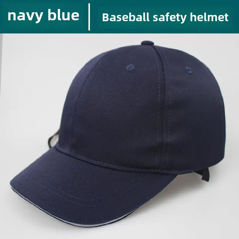 Red 6-Pore Baseball Safety Cap ABS Shell