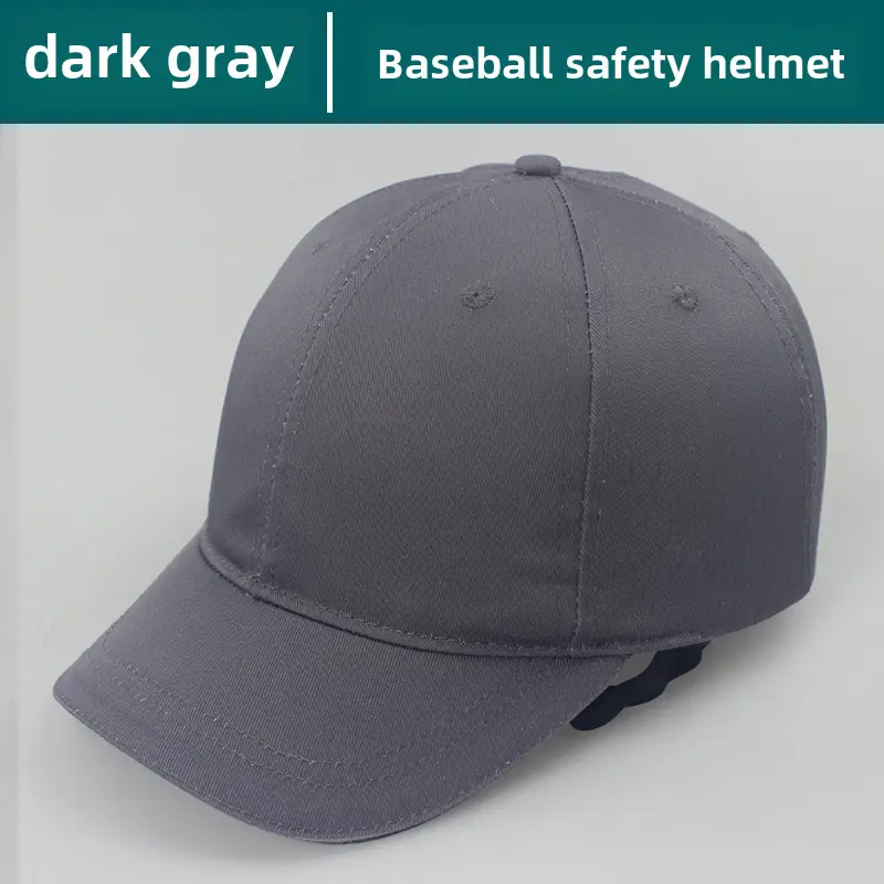 Red 6-Pore Baseball Safety Cap ABS Shell