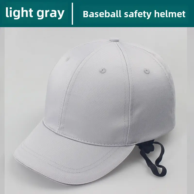 Red 6-Pore Baseball Safety Cap ABS Shell