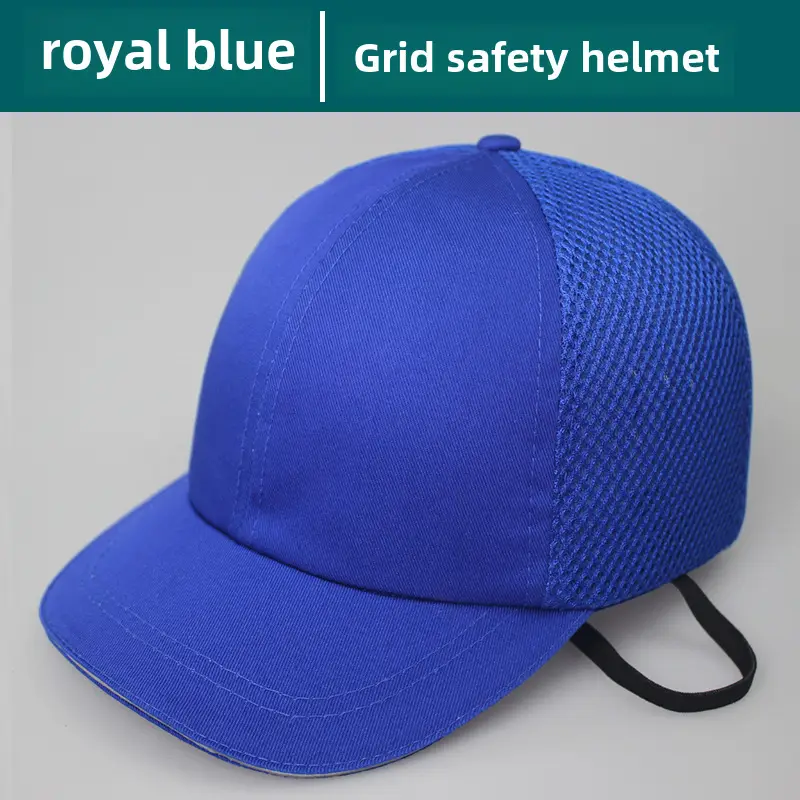Red 6-Pore Baseball Safety Cap ABS Shell