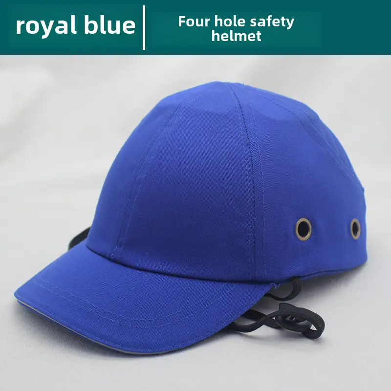 Red 6-Pore Baseball Safety Cap ABS Shell