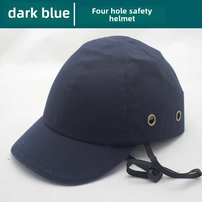 Red 6-Pore Baseball Safety Cap ABS Shell