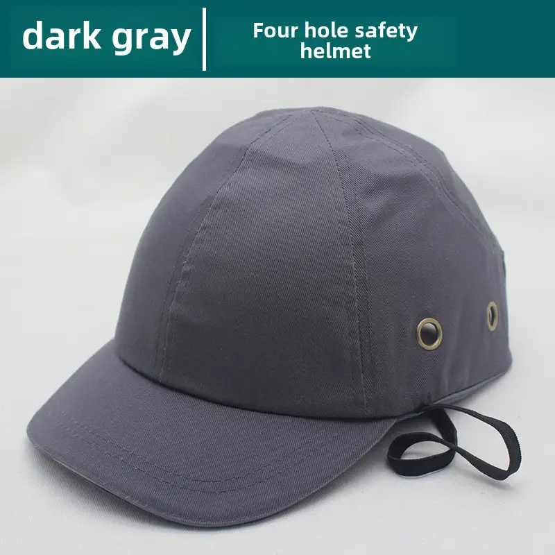 Red 6-Pore Baseball Safety Cap ABS Shell