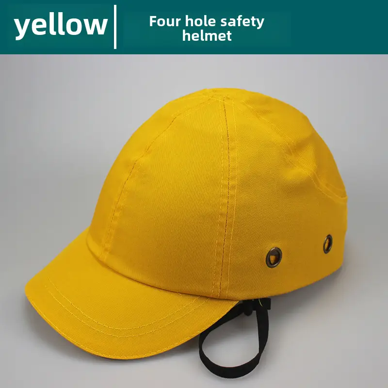 Red 6-Pore Baseball Safety Cap ABS Shell