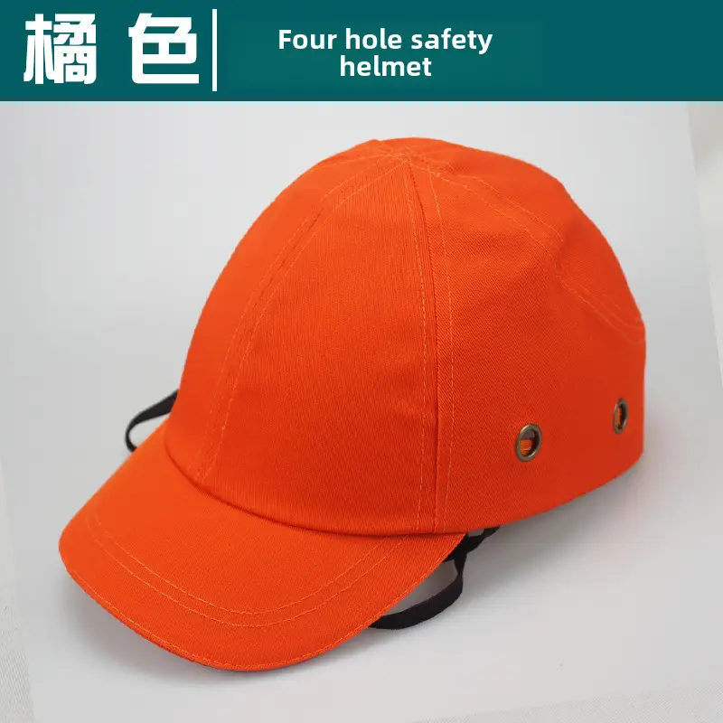 Red 6-Pore Baseball Safety Cap ABS Shell