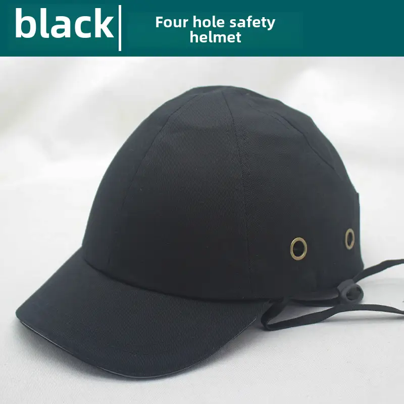 Red 6-Pore Baseball Safety Cap ABS Shell