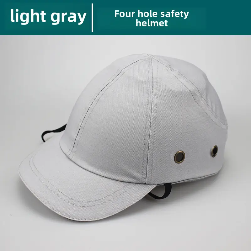 Red 6-Pore Baseball Safety Cap ABS Shell