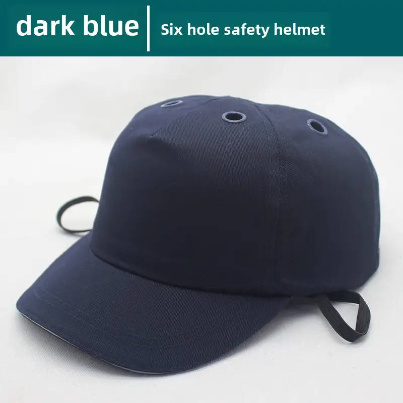 Red 6-Pore Baseball Safety Cap ABS Shell