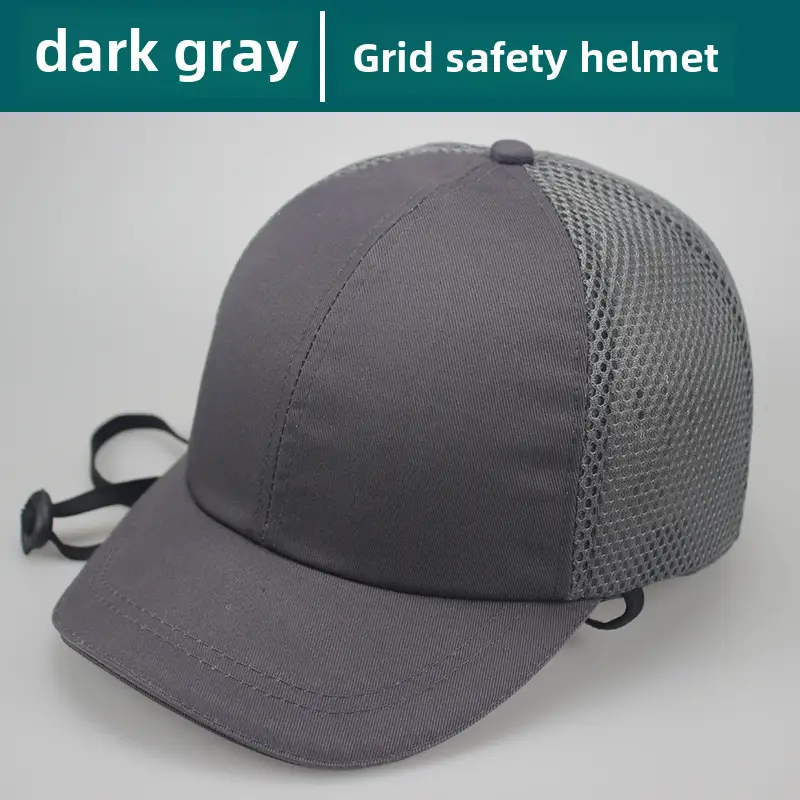 Red 6-Pore Baseball Safety Cap ABS Shell