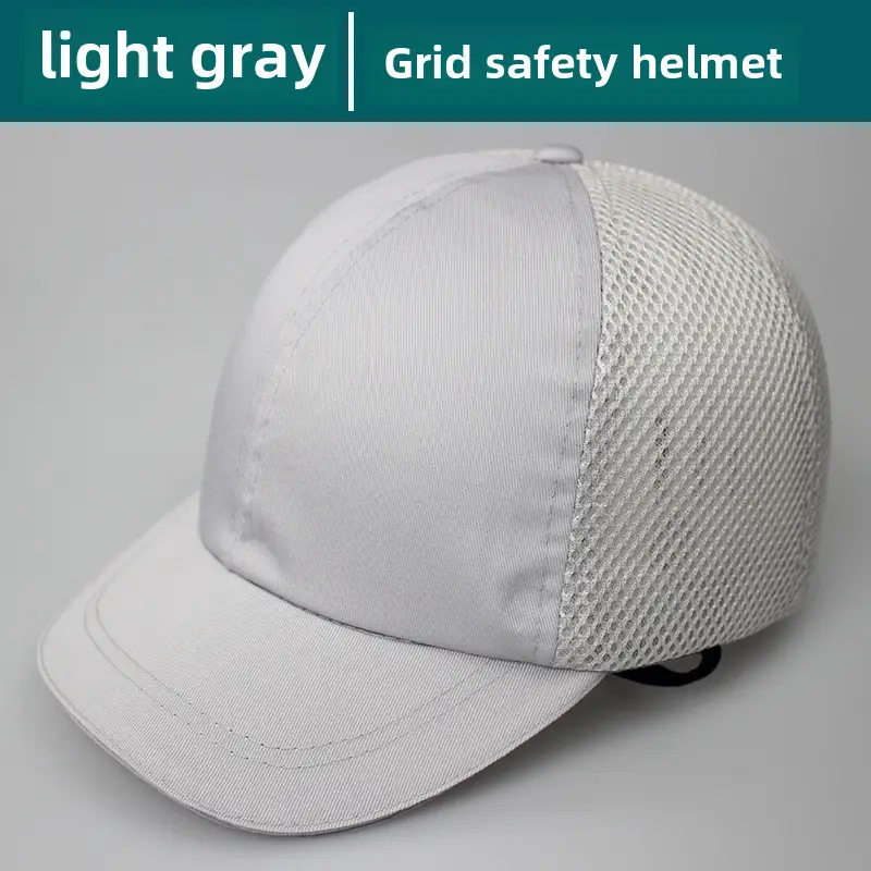 Red 6-Pore Baseball Safety Cap ABS Shell