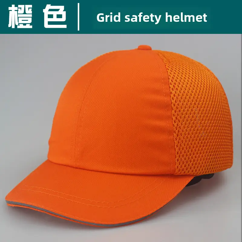 Red 6-Pore Baseball Safety Cap ABS Shell