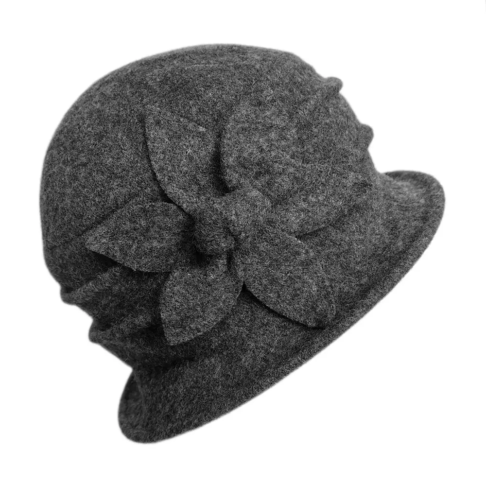 Purple Hexagonal Wool Top Hat for Women Winter - Image 9