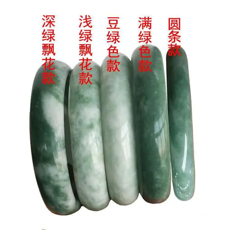 Natural Guizhou Jade Light Green Bracelet for Women - Image 5