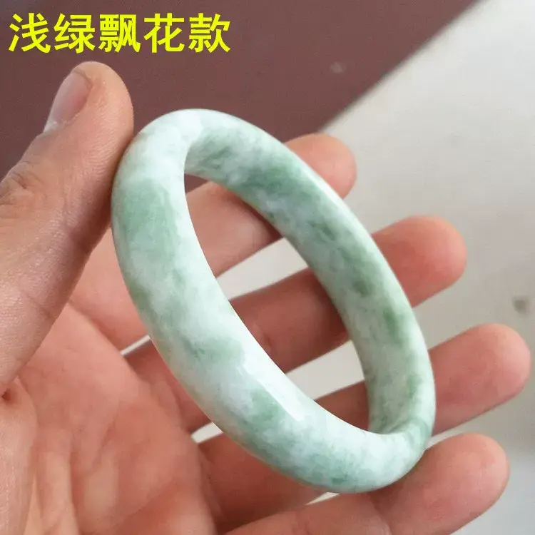 Natural Guizhou Jade Light Green Bracelet for Women — feature 14